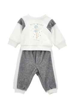 Completo cotone due pezzi ciniglia