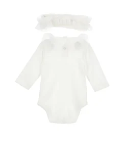 Completo cotone e tulle tre pezzi