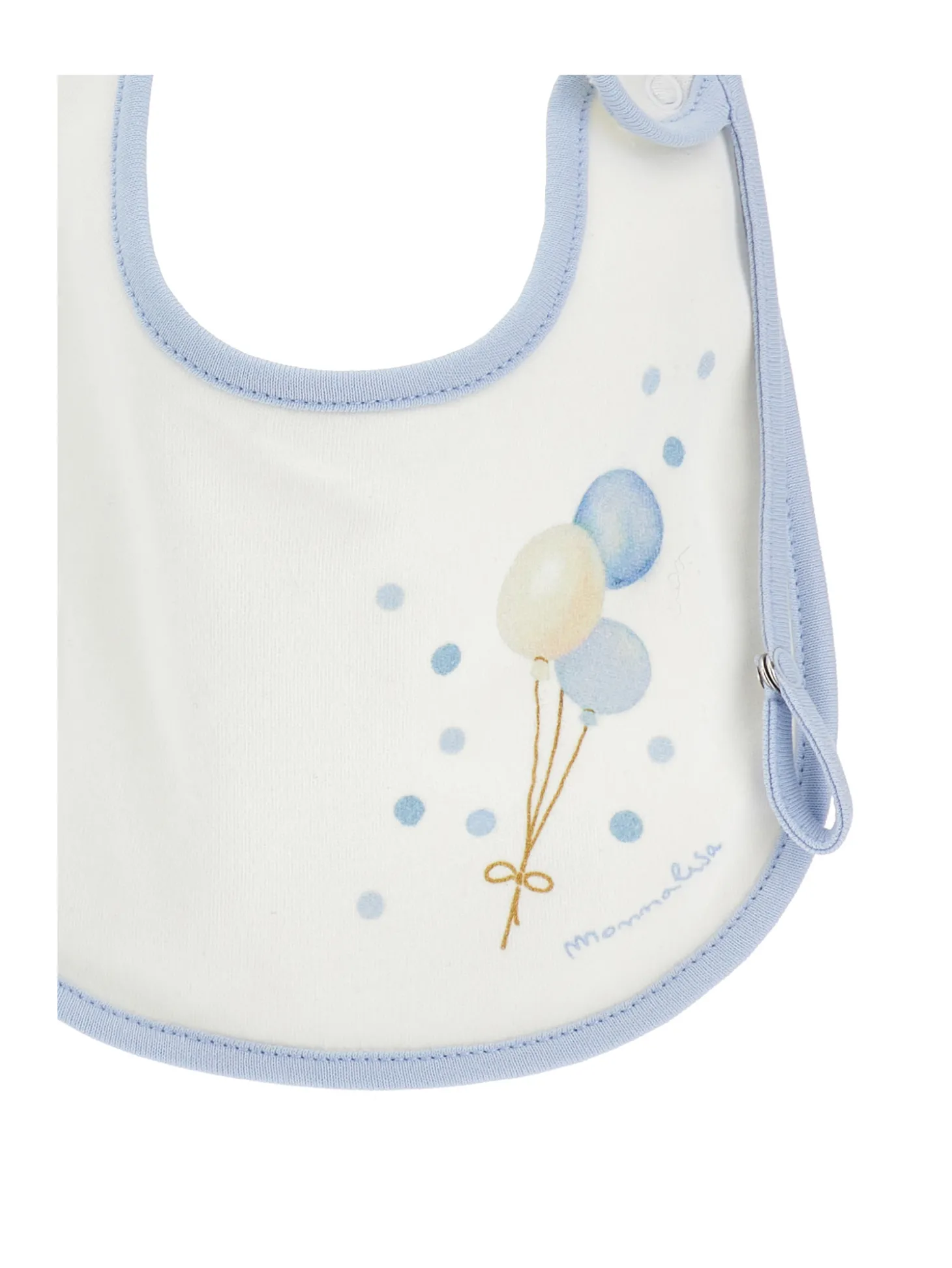 Completo cotone tutina con accessori bicolor