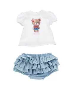 Completo due pezzi con teddy bear