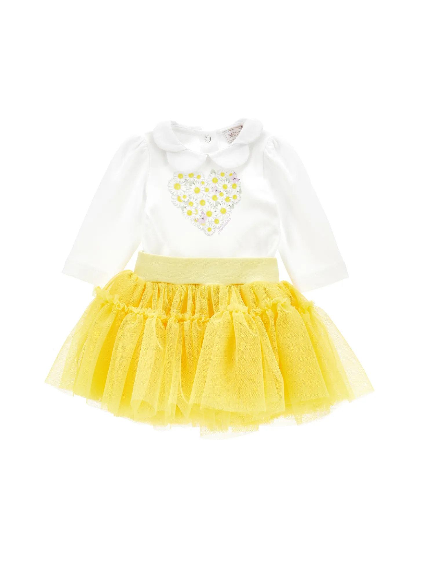 Completo due pezzi con tulle