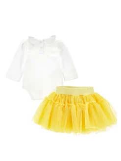 Completo due pezzi con tulle