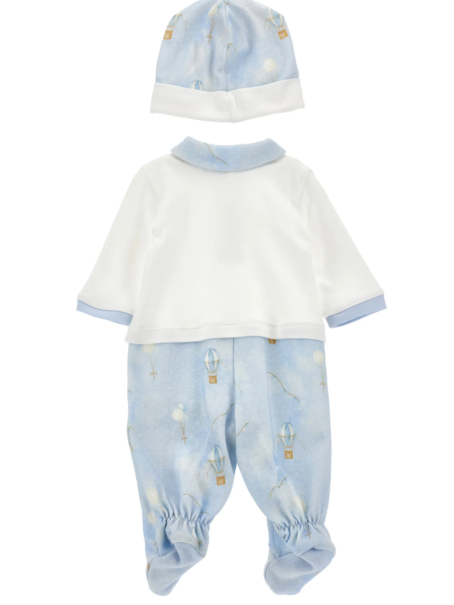 Completo due pezzi, tutina con cuffietta