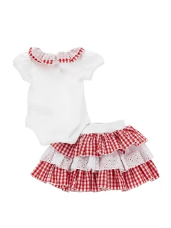 Completo due pezzi vichy