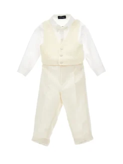Completo elegante gilet tricot