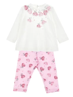 Completo jersey floreale