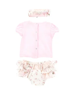 Completo neonata, tre pezzi cotone