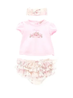 Completo neonata, tre pezzi cotone
