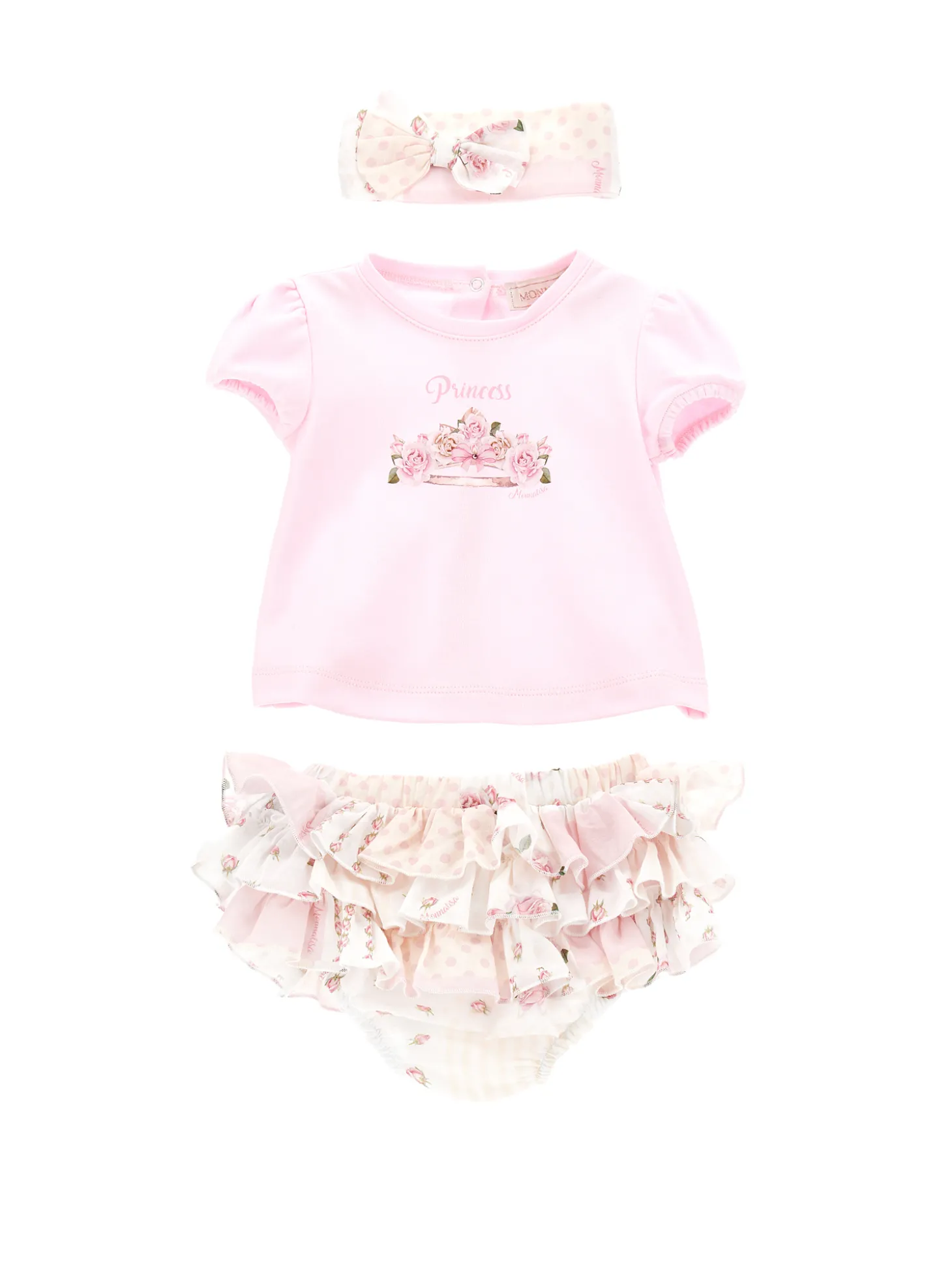 Completo neonata, tre pezzi cotone