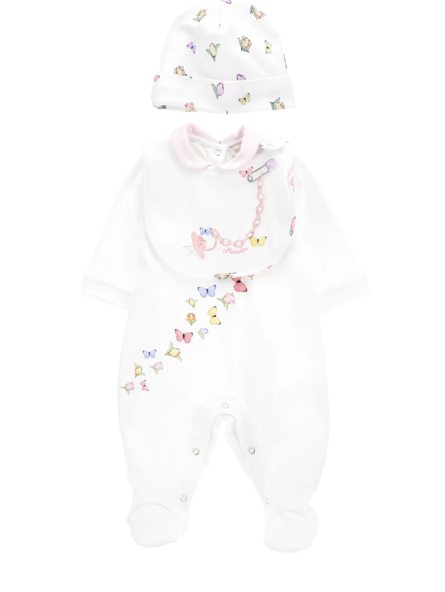 Completo neonata, tre pezzi cotone