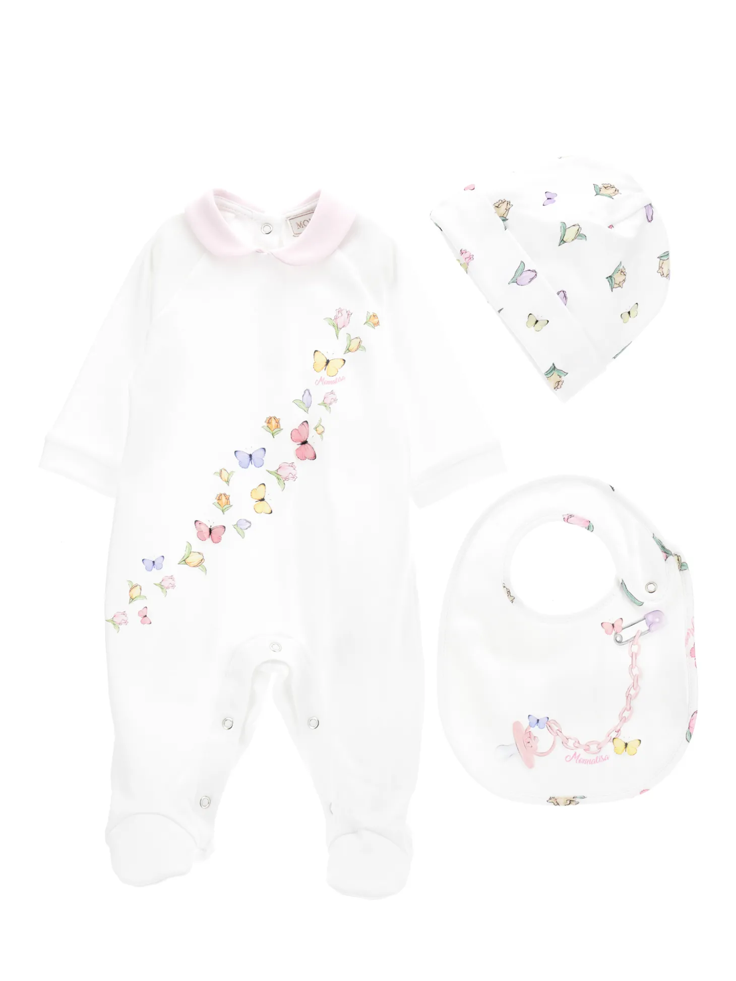 Completo neonata, tre pezzi cotone