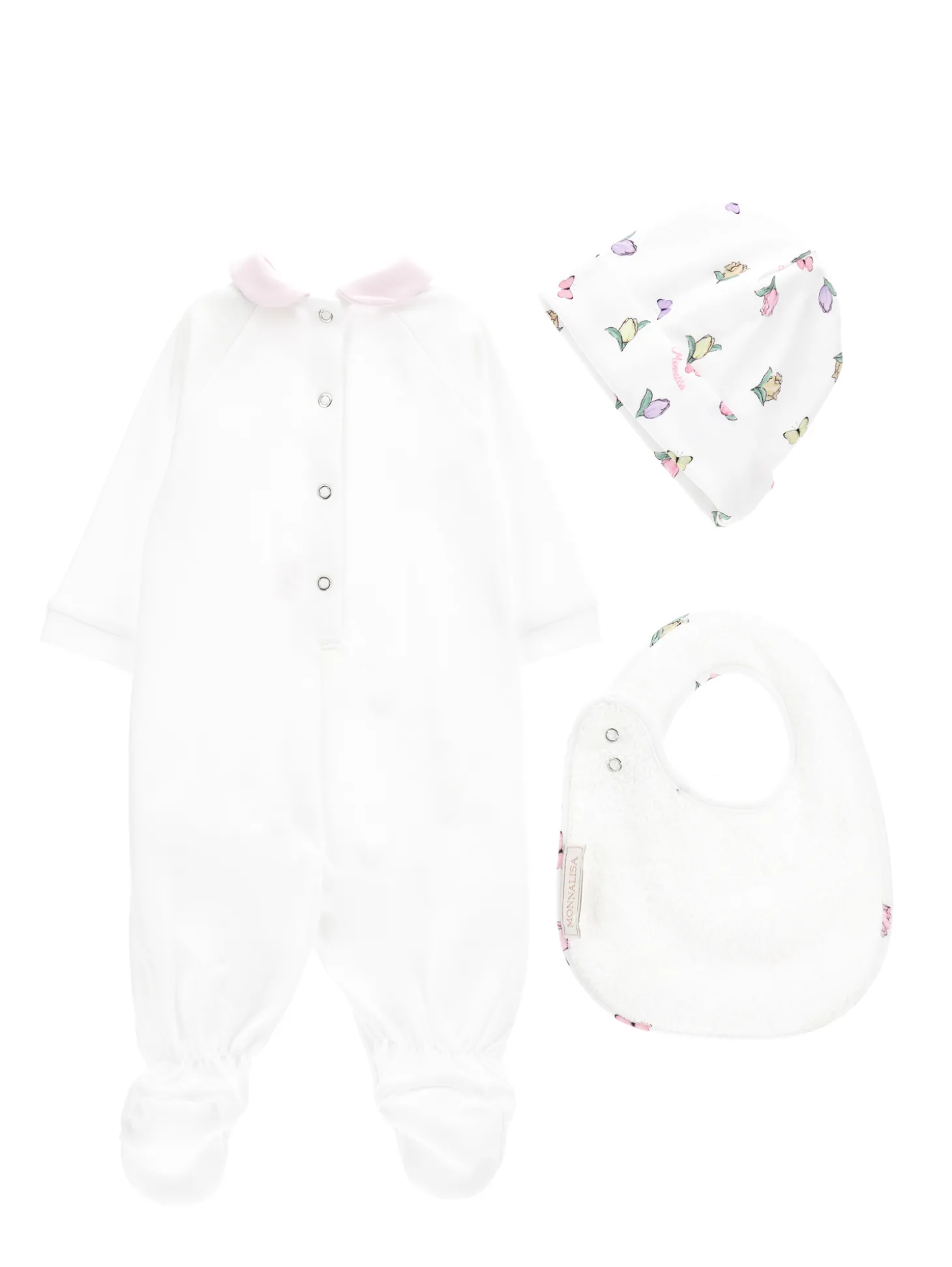 Completo neonata, tre pezzi cotone