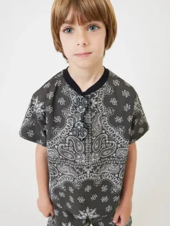 Completo popeline due pezzi paisley