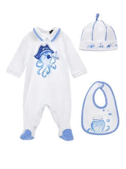 Completo tre pezzi cotone polpo