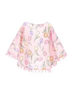 Copricostume mussola a poncho