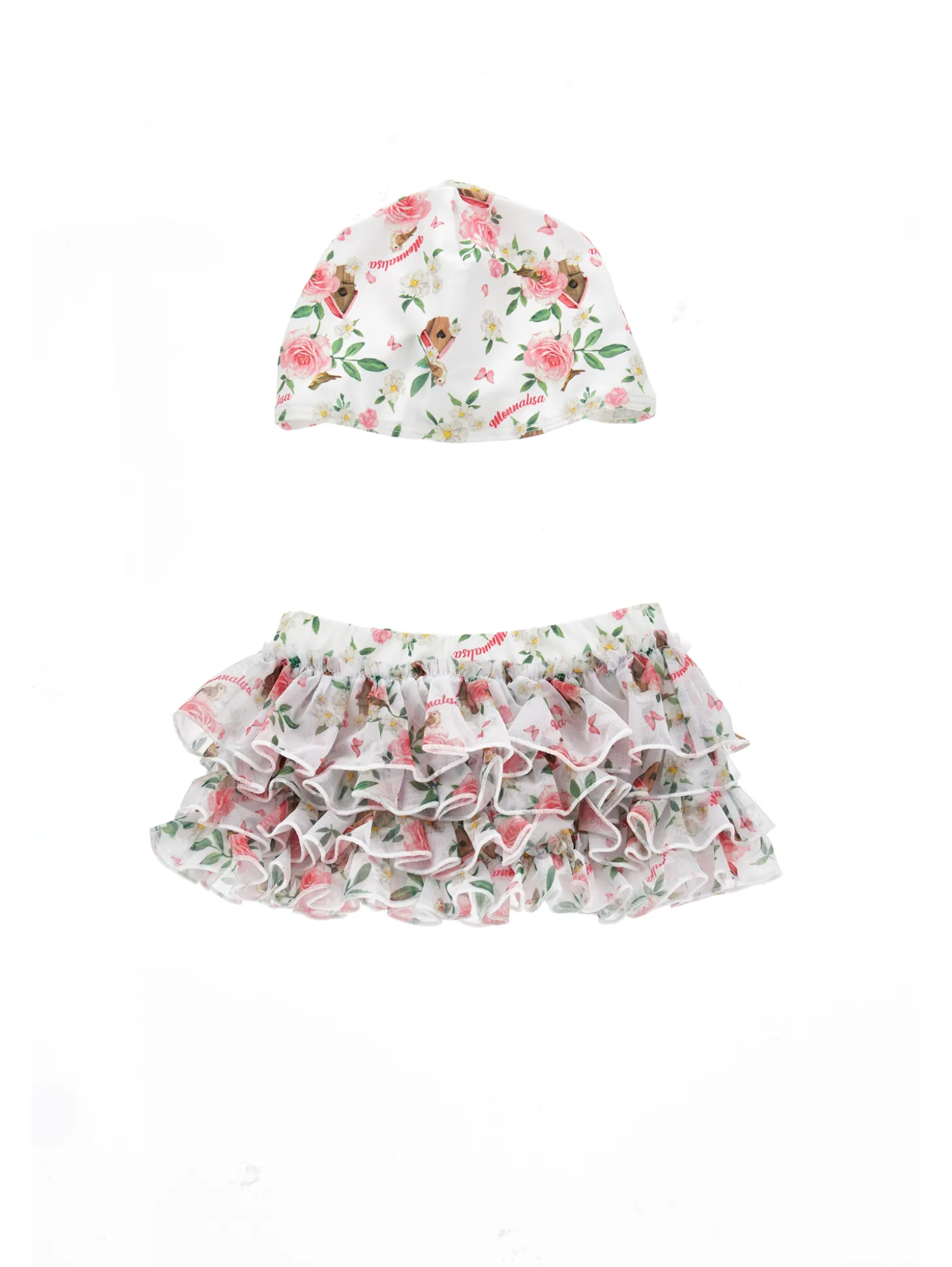 Copricostume stretch con tulle