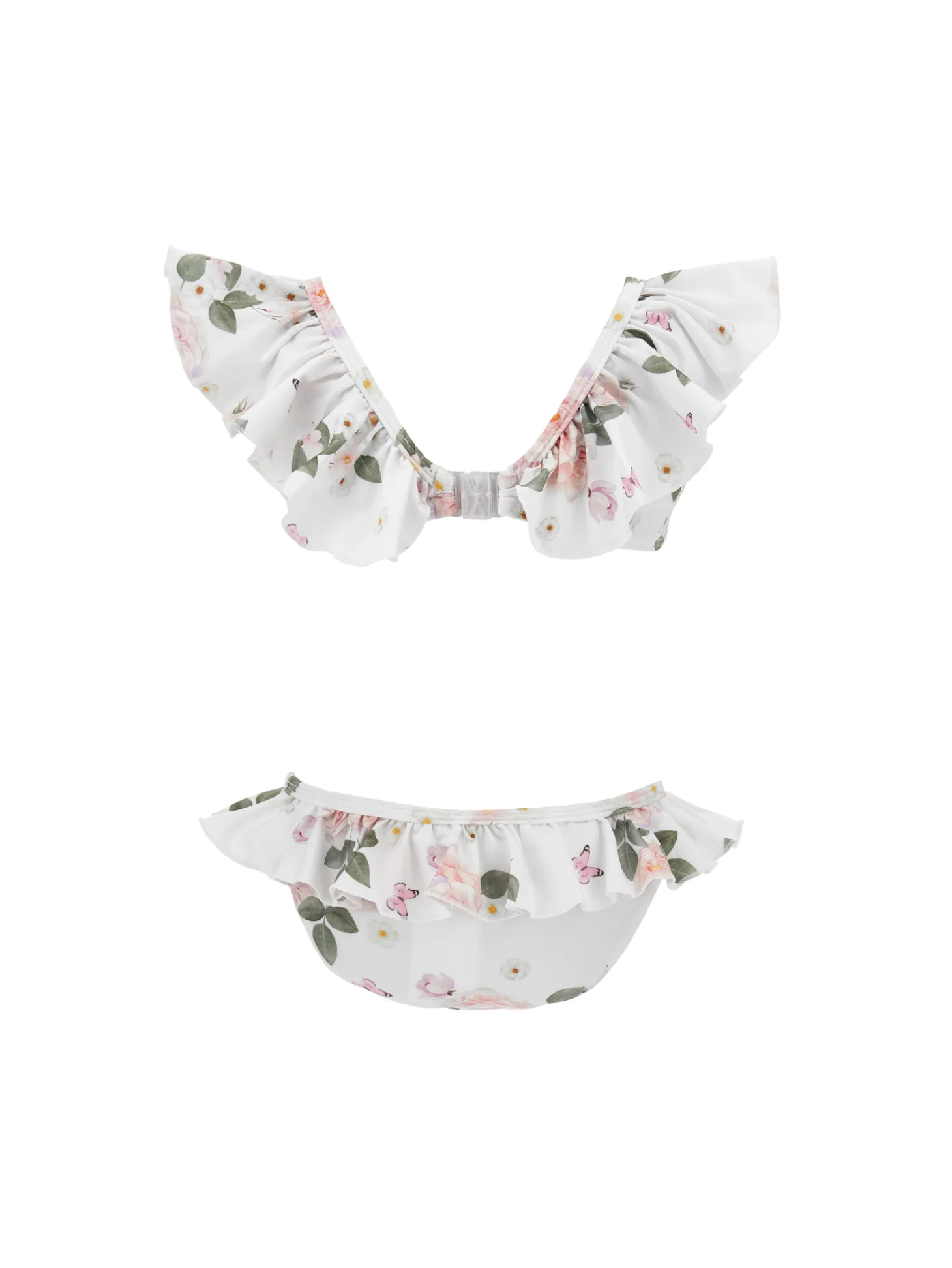 Costume due pezzi fiorellini