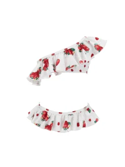 Costume due pezzi fragole