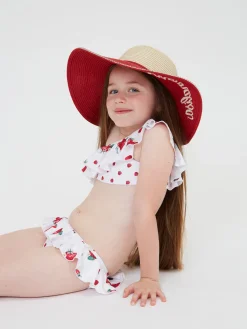 Costume due pezzi fragole