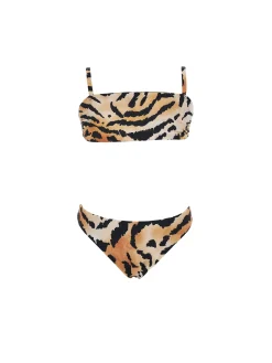 Costume due pezzi tigrato