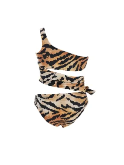 Costume intero tigrato