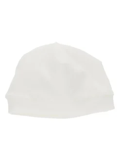 Cuffietta cotone con fiocco in pizzo