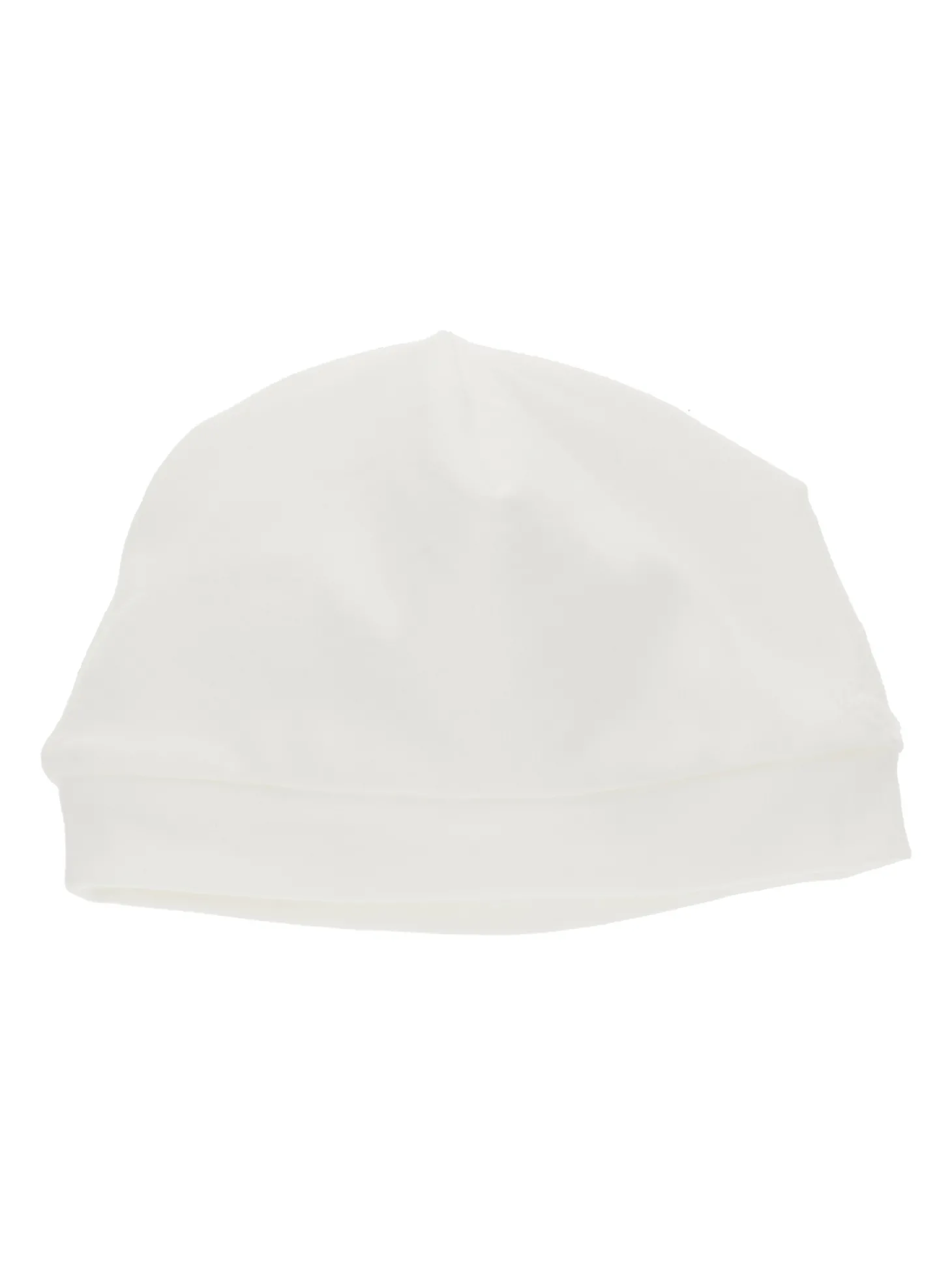 Cuffietta cotone con fiocco in pizzo