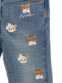 Denim jacquard orsetti