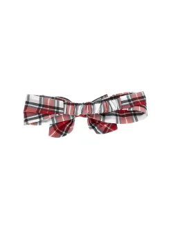 Fascia per capelli taffet&agrave; tartan