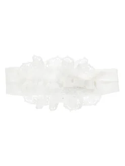 Fascia pizzo con fiocco