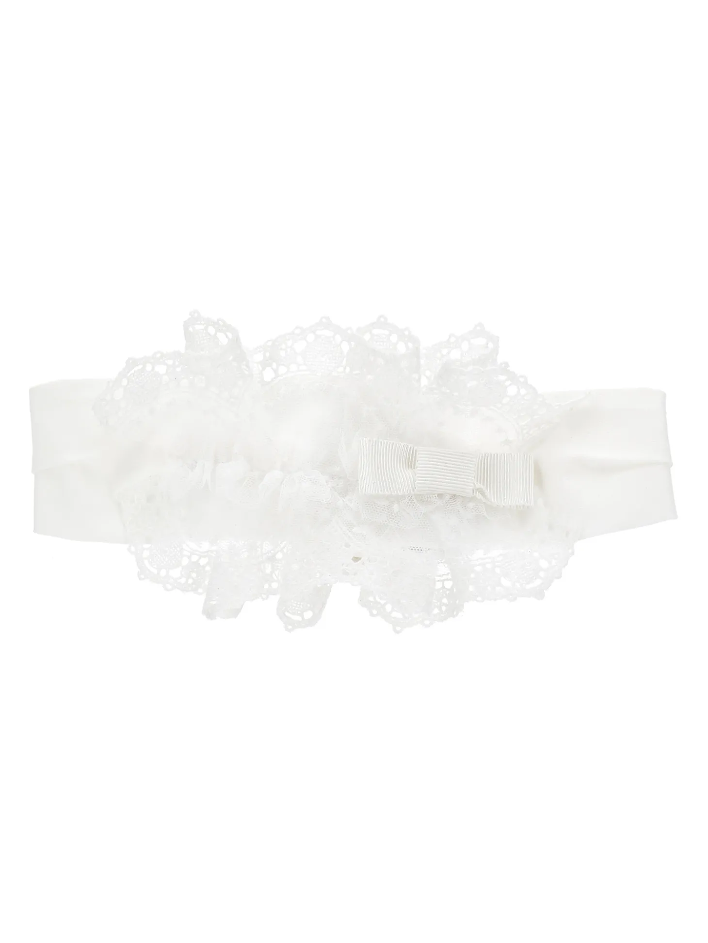 Fascia pizzo con fiocco