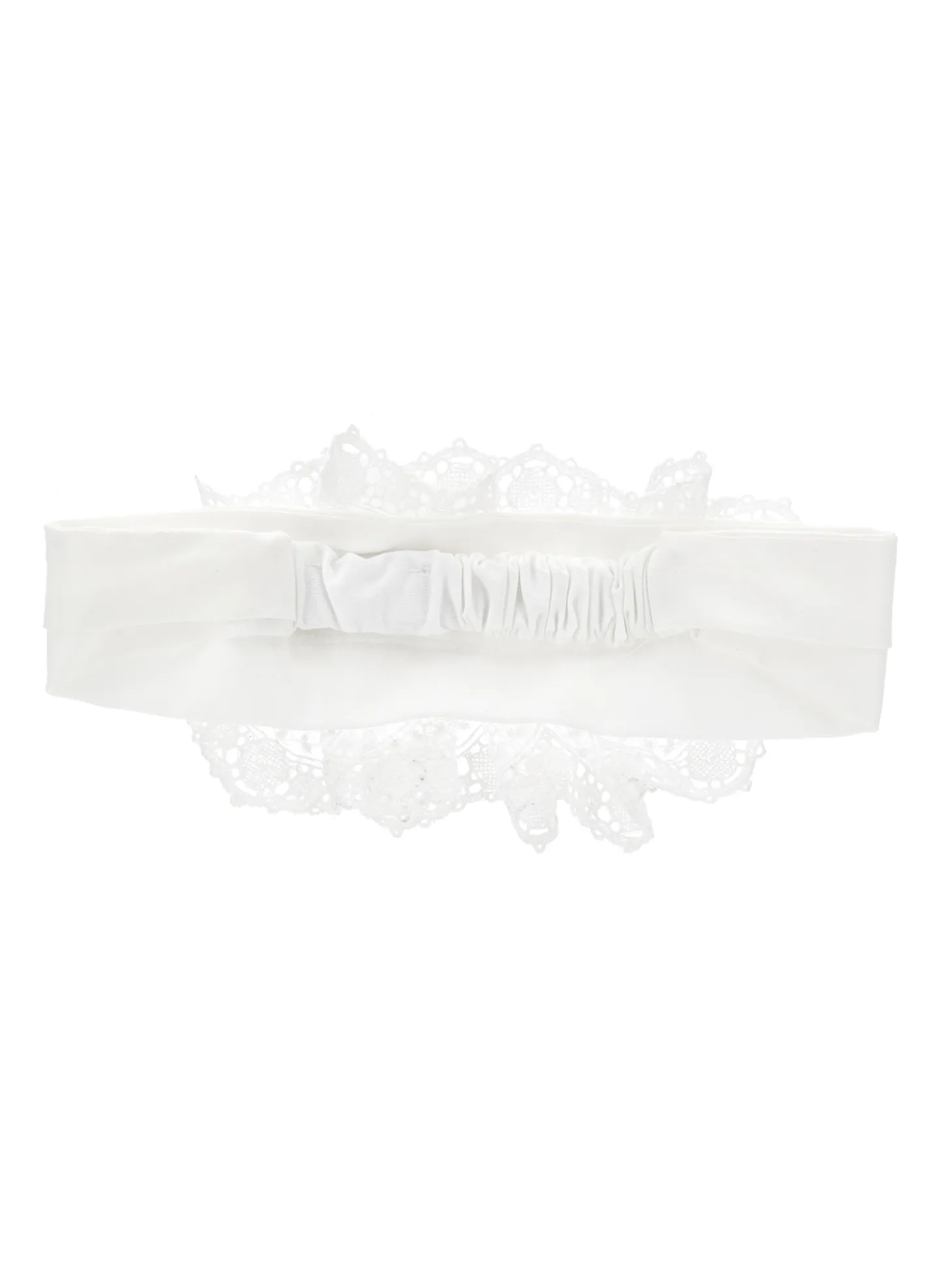Fascia pizzo con fiocco