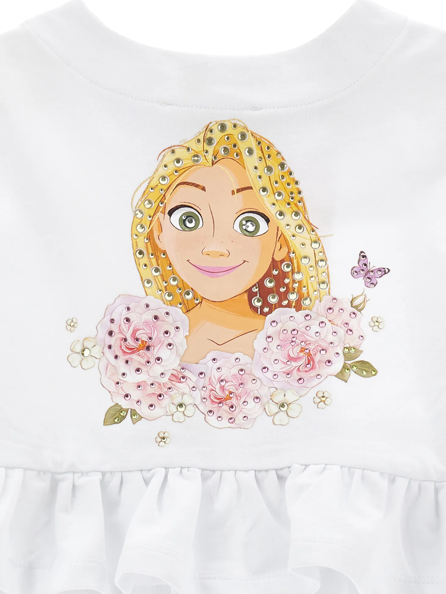 Felpa aperta Rapunzel con galette