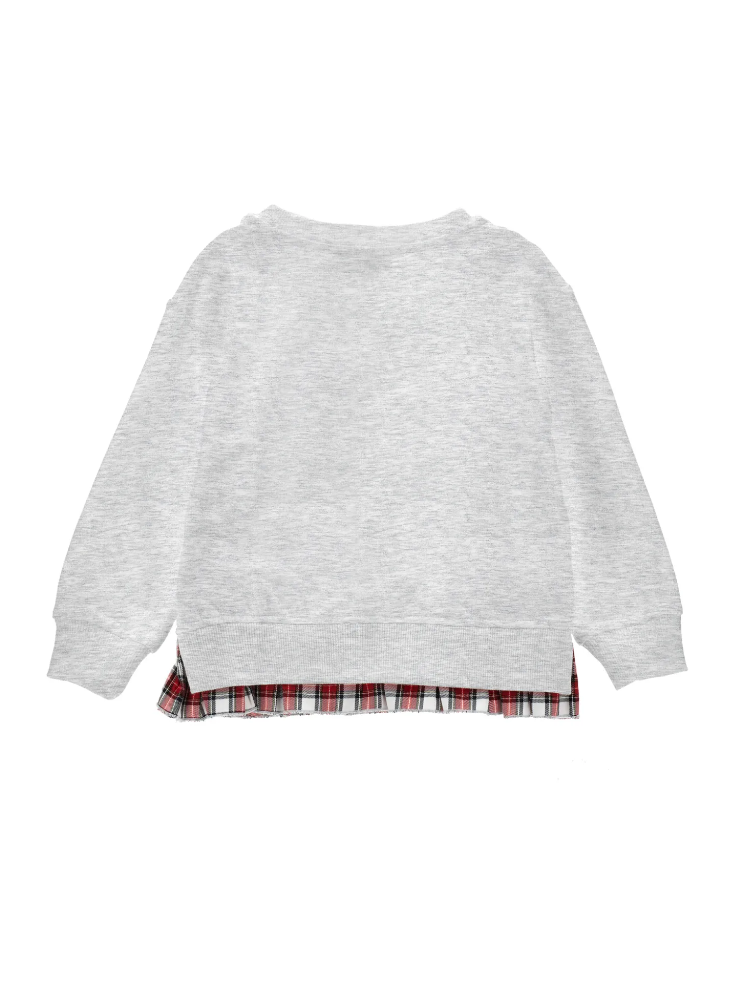 Felpa chiusa tartan