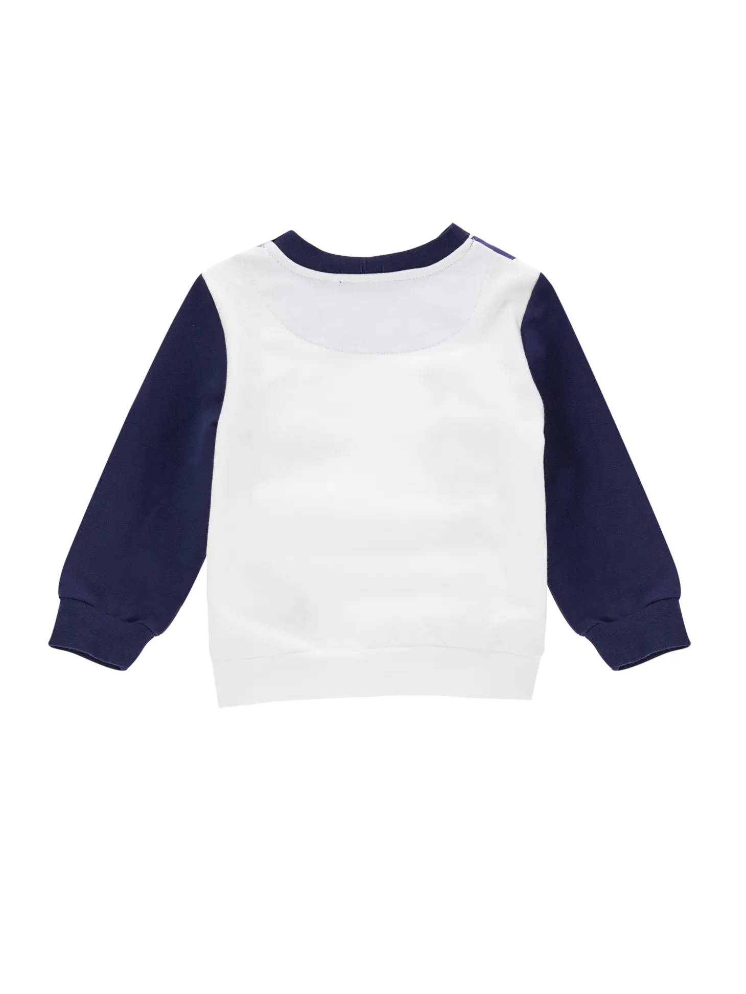 Felpa cotone bicolor Qui, Quo, Qua