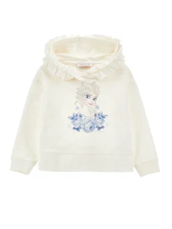 Felpa cotone rouche Frozen