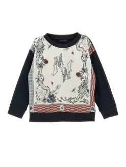 Felpa cotone stampa foulard