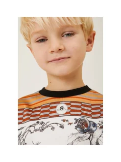 Felpa cotone stampa foulard