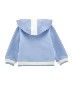 Felpa hoodie bicolor