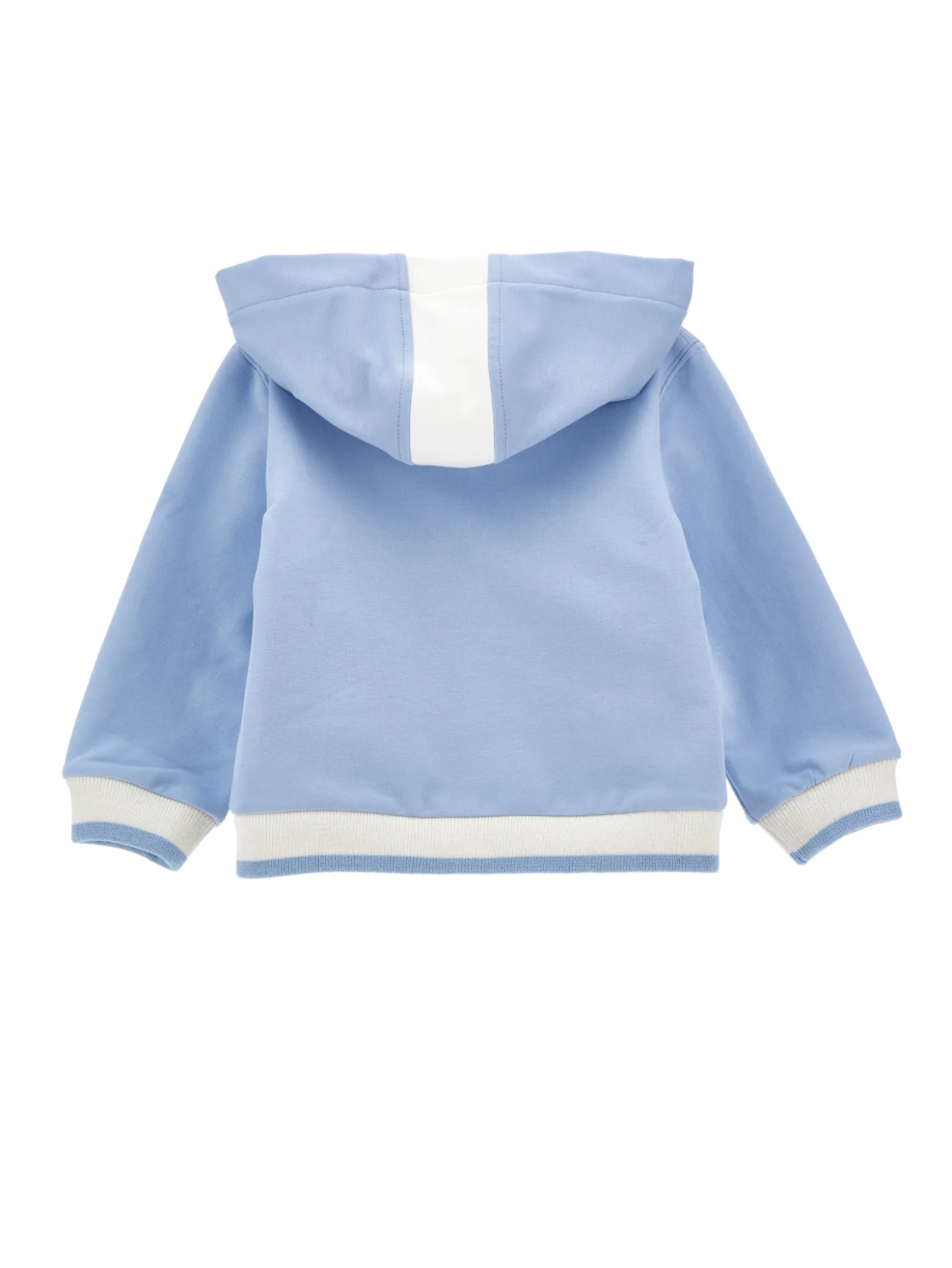 Felpa hoodie bicolor