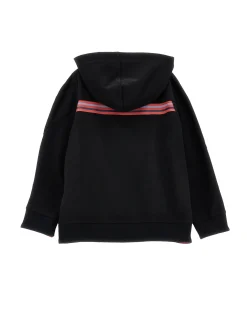 Felpa hoodie bicolor