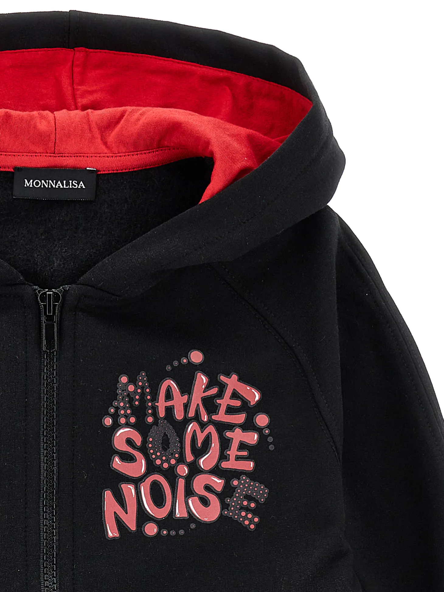 Felpa hoodie bicolor