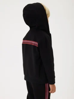 Felpa hoodie bicolor