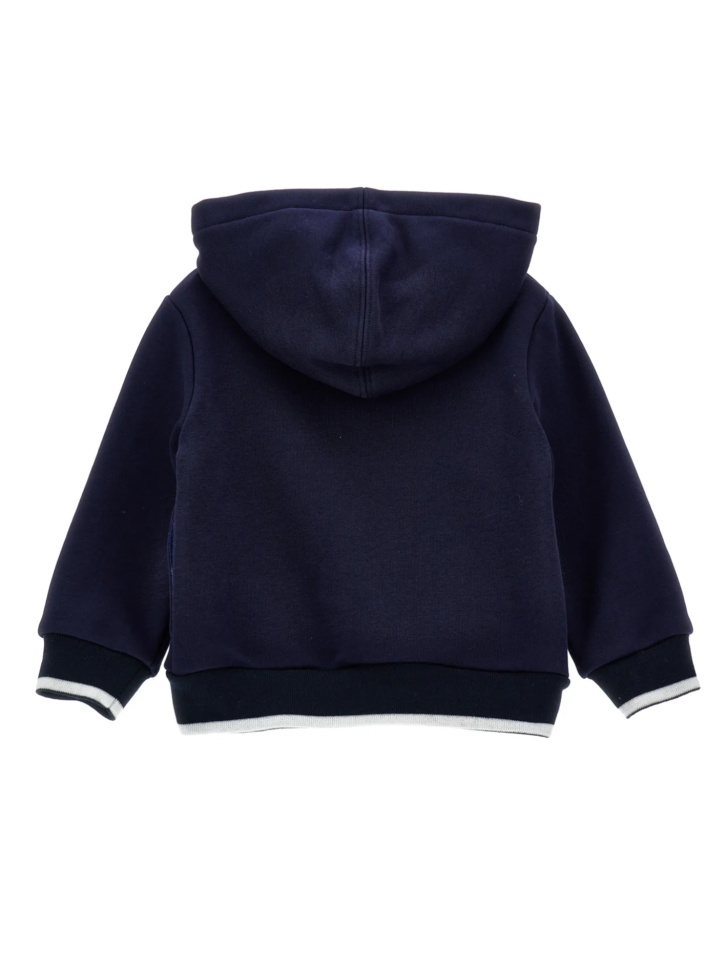 Felpa hoodie bicolor con orsetti