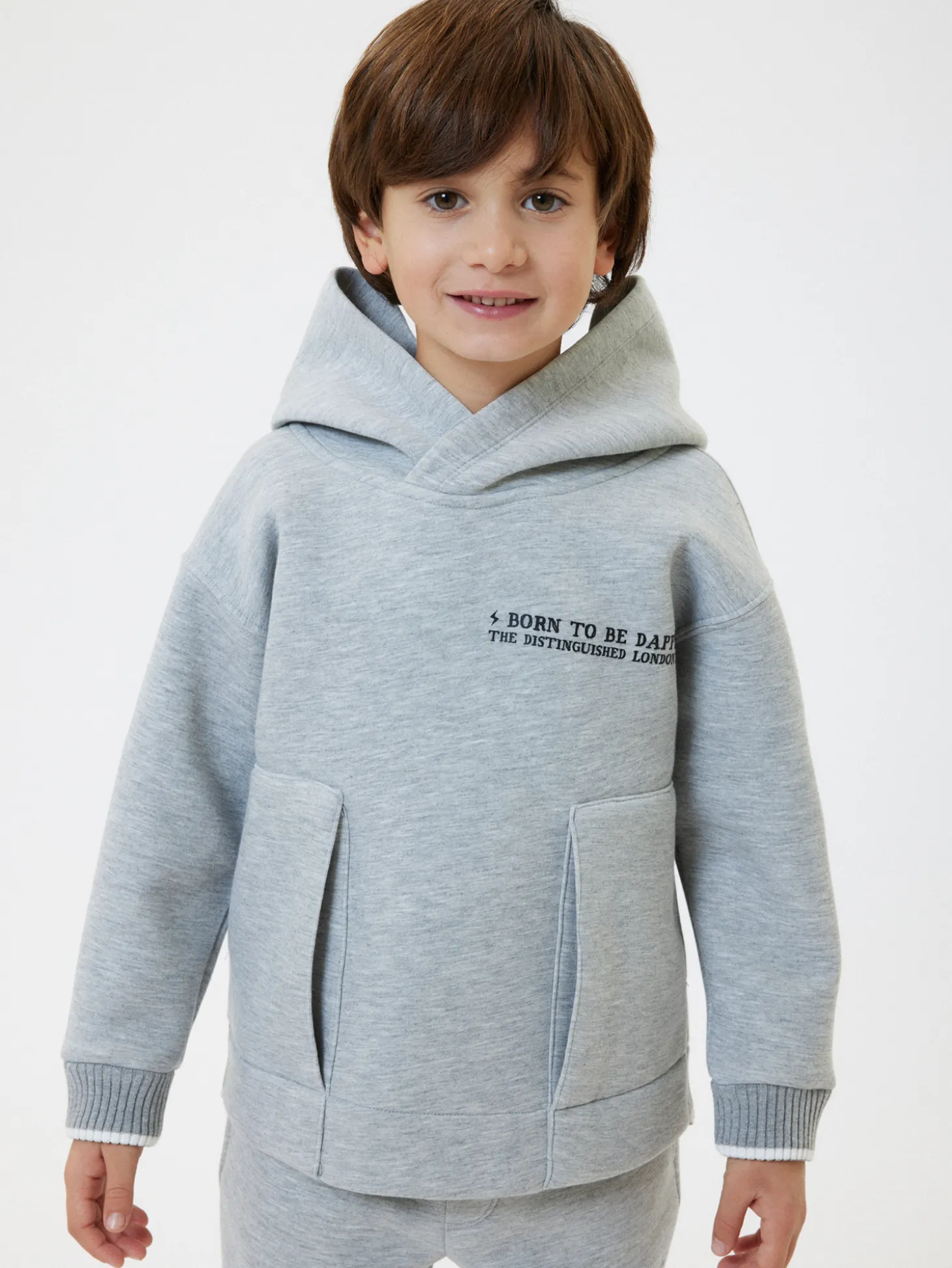 Felpa hoodie chiusa