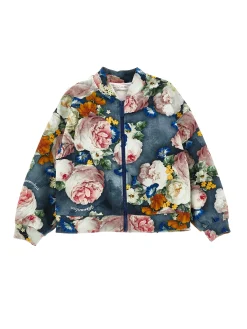 Felpa rose barocche modello bomber