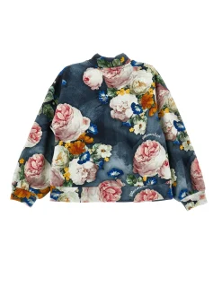 Felpa rose barocche modello bomber