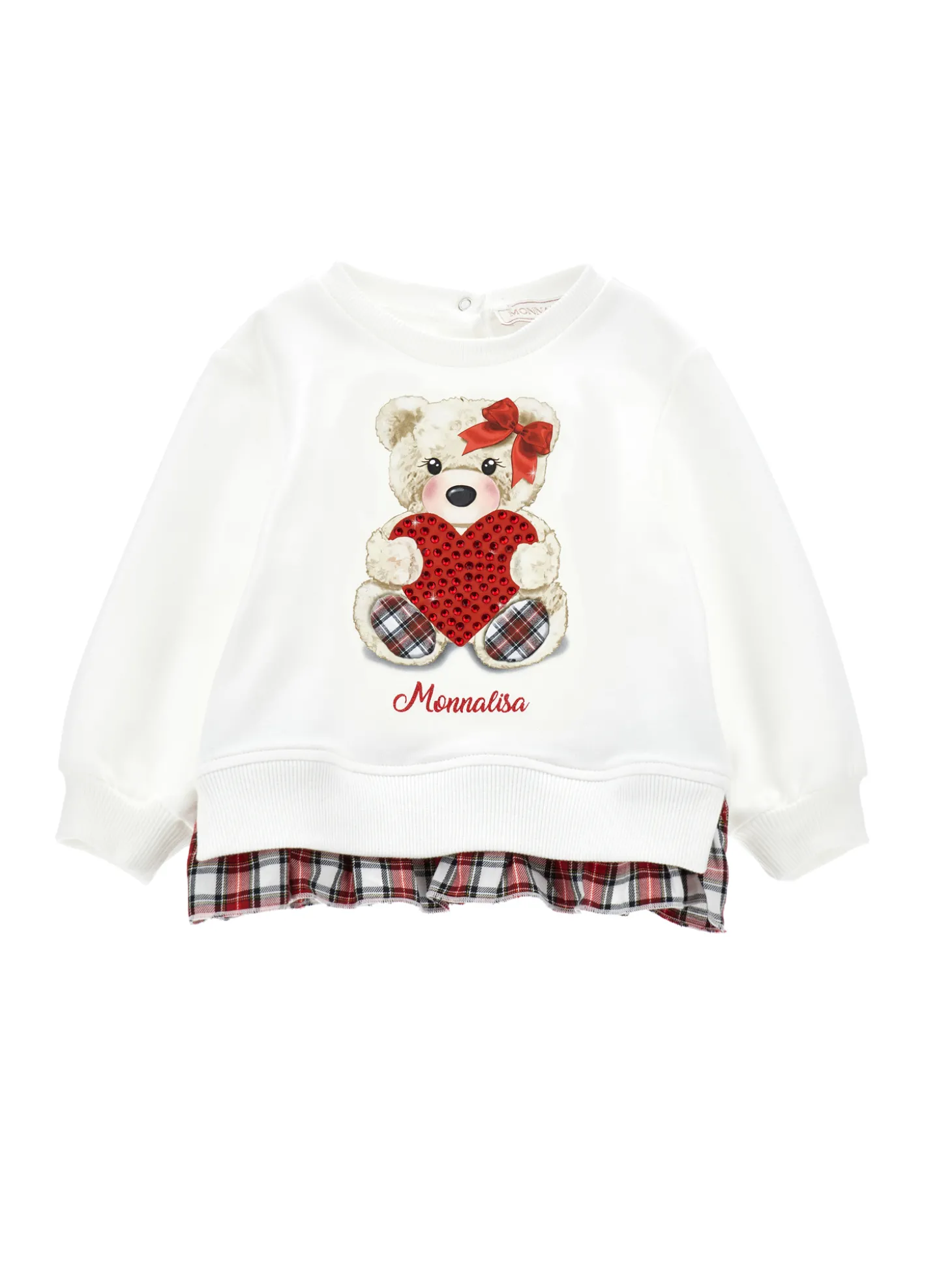 Felpa teddy bear strass