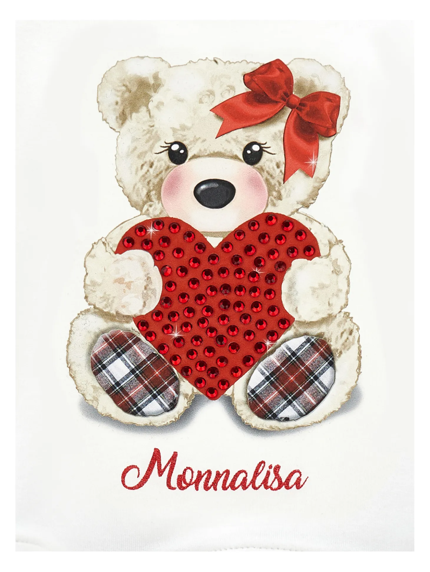 Felpa teddy bear strass
