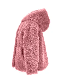 Giacca peluche con cappuccio